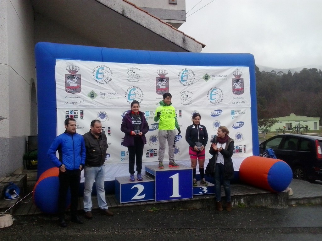 María Martinez segunda no podium