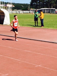 Alberto durante os 500 ml